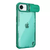 Nillkin Iceblade Prop dėklas su Lens dėklas and Stand skirtas Apple iPhone 16e – žalios spalvos
