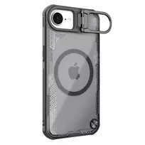 Nillkin Iceblade Prop Magnetic dėklas su Stand skirtas Apple iPhone 16e – juodos spalvos