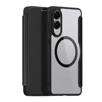 Dux Ducis Skin X Pro dėkals su MagSafe skirtas Samsung Galaxy S25 Edge – juodos spalvos