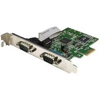 Startech 2-PORT PCI EXPRESS SERIAL CARD W/16C1050 UART-RS232 SERIAL CARD PEX2S1050