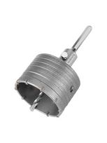 Skylių gręžimo krūna 85 mm su HEX adapteriu ir kontroliniu grąžtu