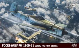 Plastic model Fw 190 D11 Sorau Factory Series 1/72