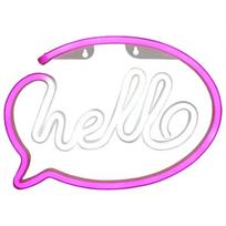 Manta SNL08PKT Style Neon Lights HELLO Pink/ White