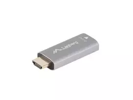 HDMI(M)-Displayport(F)4K adapter silver