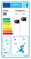 Hisense Hi-Therma Mono 8 kw Šilumos siurblys, AHZ-080HCDS1
