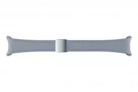Samsung Galaxy Watch6/Watch5 D-Buckle Hybrid Eco-Leather Band (Slim, S/M) Blue