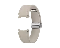 Samsung Galaxy Watch6/Watch5 D-Buckle Hybrid Eco-Leather Band (Normal, M/L) Etoupe