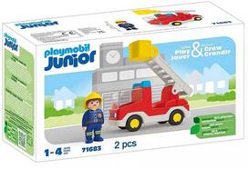 Playmobil Rinkinys su figurką Junior 71683 Gaisrinė mašina su drabiną