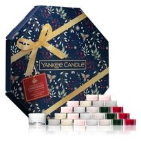 Yankee Candle Christmas Advento kalendorius 24 vnt x 9.8 gr arbatinių žvakių + laikiklis