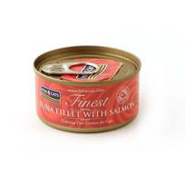 FISH4CATS tuno filė su lašiša - šlapias kačių ėdalas - 70 g