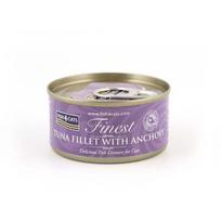 FISH4CATS tuno filė su ančiuviais - šlapias kačių ėdalas - 70 g