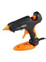 Set: glue application gun, 11 mm, 60/100 W, 12 glue cartridges, 3 finger guards, material case