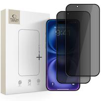 Privatum suteikiantis apsauginis stikliukas "Tech-Protect Glass Spy+ Privacy" (2 vnt.) telefonui Apple IPhone Air