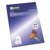 Laminavimo vokeliai Leviatan A4 100mic 100vnt 008645