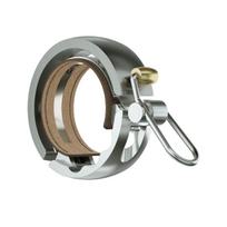 Knog Oi Luxe Large skambutis | 23.8-31.8 mm | Silver