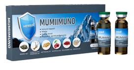 Herbin Mumijo imuno imunitetui, energijai ir organizmo gyvybingumui, 10 buteliukų po 10 ml