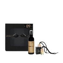 89 Aromatic  rinkinys automobiliui Paviršių valiklis 100ml ir Kabantis oro gaiviklis - Infinity Flow