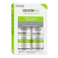 INOAR CicatriFios Duo Kit - plauko struktūrą atkuriantis priemonių rinkinys 250ml + 250ml
