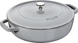 Staub gili keptuvė su dangčiu, 28 cm