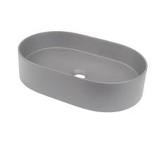 Deante CQS_SU6S - Praustuvas ant stalviršio SILIA 35x55 cm, granito/metalizuota pilka