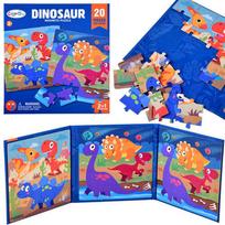 Magnetinė knyga-dėlionė Dinozaurai, 40 d.