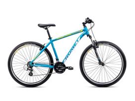 Kalnų dviratis Romet Rambler R9.1 2024 29", L/19", mėlynas/baltas/geltonas