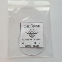33.5X1,0-mm Safyrinis. Laikrodžio stikliukas