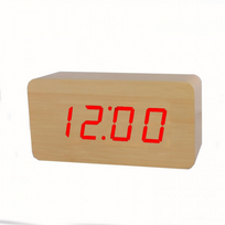 Elektrinis LED laikrodis XONIX GHY-015YK/BRLH/RED