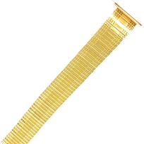 Metalinė tampoma laikrodžio apyrankė M-GOLD-107-MEN