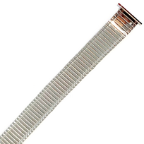 Metalinė tampoma laikrodžio apyrankė M-SILVER-106-MEN