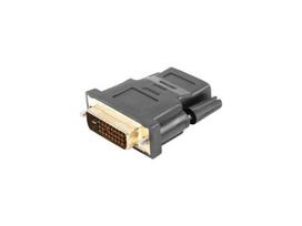 Adapter Lanberg AD-0010-BK (HDMI F - DVI-D (24+1) M, black color)