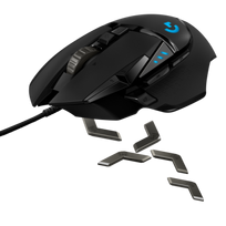 Žaidimų pelė Logitech G502 Hero, Laidinė, Juoda