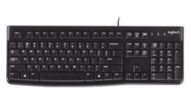 Klaviatūra laidinė Logitech K120 USB (920-002508),  juoda