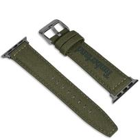 Laikrodžio dirželis TIMBERLAND STRAP SAPO L GREEN FABRIC GUN 22 mm