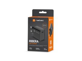 NATEC USB CHARGER RIBERA USB-C 20W PD BLACK