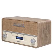 DAB+/FM radio Denver DAB-36LW with light wood cabinet