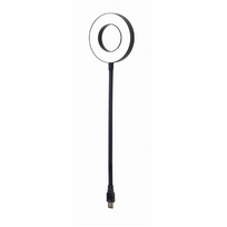 Gembird NL-LEDRING-01 USB LED ring light | White 6500K | N/A