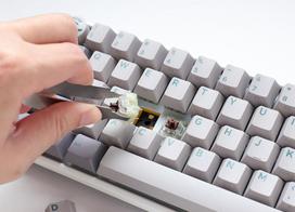 Ducky One 3 Mist Grey SF Gaming Keyboard, RGB LED - MX-Brown (US)