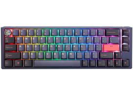 Ducky One 3 Cosmic Blue SF Gaming Keyboard, RGB LED - MX-Silent-Red