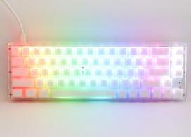 Ducky One 3 Aura White SF Gaming Keyboard, RGB LED - Gateron Baby Kangaroo