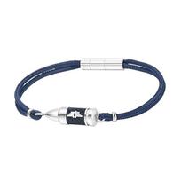 Apyrankė Police Showpiece Bracelet for Men Stainless Steel With cord  PEAGB0005607