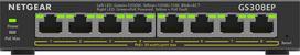 NETGEAR 8-Port Gigabit Ethernet PoE+ Plus Switch (GS308EP) Managed L2/L3 Gigabit Ethernet (10/100/1000) Power over Ethernet