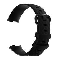 Julman laikrodžio dirželis tinka Fitbit Charge 3/4 SL BK L Silikoninis