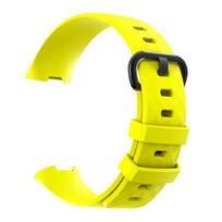 Julman laikrodžio dirželis tinka Fitbit Charge 3/4 SL Yelow  Silikoninis