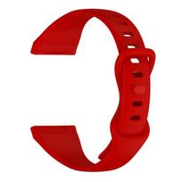 Julman laikrodžio dirželis tinka Fitbit Versa 3,4 SL Red L  Silikoninis