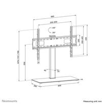 Neomounts Desk Mount | DS45-430BL16 TV stand | Adjustable Height