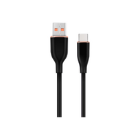 GEMBIRD Premium silicon Type-C USB charging and data cable 1.5m black