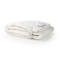 Nedis 1 Person, 150 x 80 cm, 3 Heat Settings, Washable, Overheating protection, Polyester / Synthetic, White