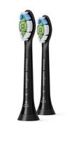 Philips Sonicare W2 Optimal White HX6062/88 Sonic Dantų šepetėlio galvutės, Juoda