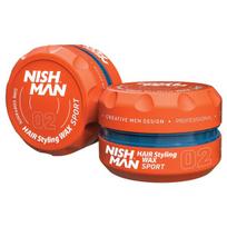 Plaukų formavimo vaškas Nishman Hair Styling Wax 02 Sport vyrams, 150 ml, 150 ml